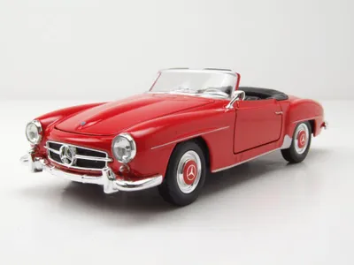 Produktbild von Welly 24118CR Mercedes 190 SL W121 1955 rot 1:24