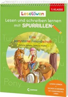 Image de Leselöwen - Lesen und schreiben lernen mit Spurrillen - Eine ponystarke Freundschaft