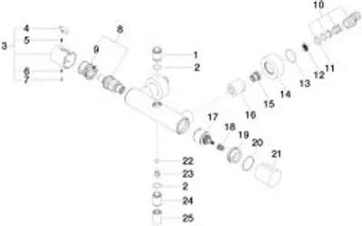 Produktbild von Dornbracht 04170104700-00 Anschluss Ersatzteile