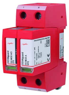 Produktbild von DEHN Überspannungsableiter 2-polig Uc 275V DG M TN ACI 275 FM