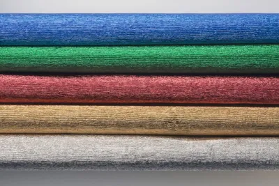 Produktbild von Geknicktes Seidenpapier 25x100cm - Metallic-Mix