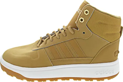 A side view of a single Adidas Frozetic sneaker.