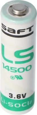 Produktbild von SAFT LS14500 Lithium Batterie Li-SOCI2, Size AA LS14500, FT25BT max. 2600mAh