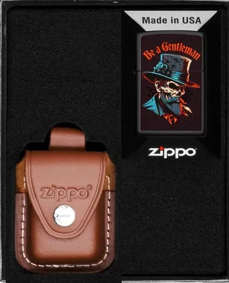 Produktbild von ZIPPO Feuerzeug-Set GENTLEMAN DESIGN Geschenk No4
