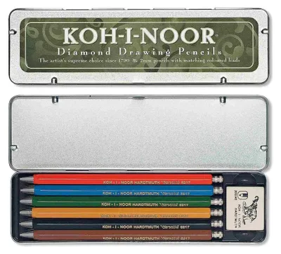 Obrázok produktu pre Tužka mechanická Koh-i-noor 5217, versatil, celokovová, barevná, 6 ks