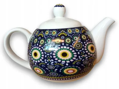 Obrázek produktu pro Konvice na čaj FOLK porcelánový 1.2 l