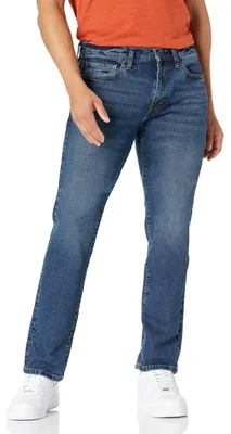Produktbild von A. Essentials Herren Slim-Fit-Jeans - Auslauffarben, Vintage Waschung, 34W /