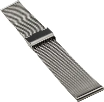 Produktbild von Timex Uhrenarmband Edelstahl Band Milanaise Silberfarben T2N597 T2N599
