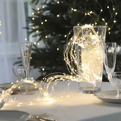 Produktbild von Star Trading Dew Drop, Leichte Dekorationskette, Silber, IP20, 360 Glühbirne(n), LED, 6 W