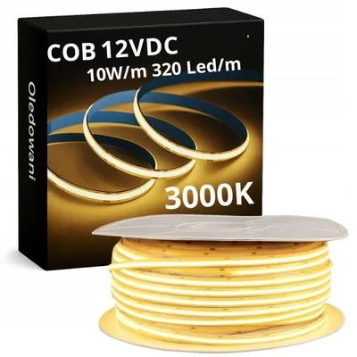 Produktbild von Oledowani COB LED-Streifen 12V 10W warmweiß IP20