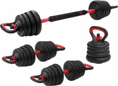 Image de Ensemble de poids réglable 3 en 1 15 kg