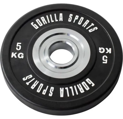 Obrázok produktu pre Gorilla Sports Záťažový kotúč, pogumovaný, 5 KG