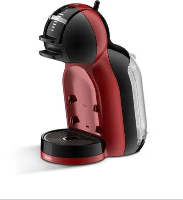 Produktbild von Krups Nescafé Dolce Gusto Mini Me Schwarz Rot KP120H, Pad-Kaffeemaschine, 0,8 l, Kaffeekapsel, 1500 W, Schwarz, Kirsche (Frucht)