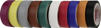 Produktbild von COROPLAST PVC-Isolierband 0,15x12mm farb 10tlg