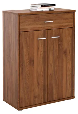 Produktbild von Kommode Sideboard Schrank TOMMY in nussbaum, Anrichte Highboard mit Schublade und 2 Türen