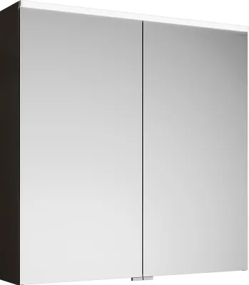 Image de Armoire de toilette burgbad Eqio avec applique LED et éclairage du plan de toilette, 2 portes, 800x800x170mm, SPGT080F2010