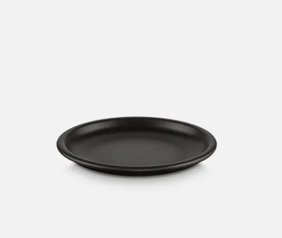 Obrázek produktu pro Černý talíř na předkrm nebo dezert - D 19 cm