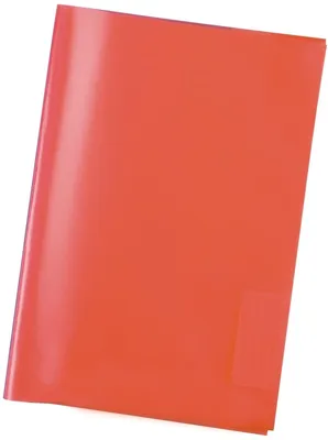 Produktbild von Heftschoner A5 PP transparent/rot Packung mit 25 Stück