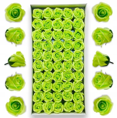 Produktbild von Inspiruj Seifenrosen 50 Stück Künstliche Blumen für Deko