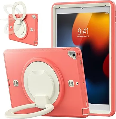 Obrázok produktu pre Puzdro pre iPad 9/8/7 10,2" so stojanom a ramenným popruhom Ružové