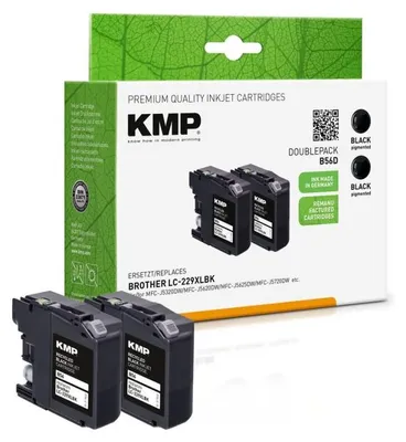 Obrázek produktu pro KMP E222XV, Černá, Azurová, Purpurová, Žlutá, 17 ml, 11 ml, 4 kusů, 1100 str., Balení více kusů