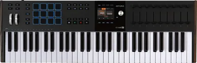 Zdjęcie produktu dla Arturia KeyLab Essential 61 mk3, 61 klaw., Przyciski, Obrotowy, Wysuwany, USB, 890 mm, 240 mm, 70 mm