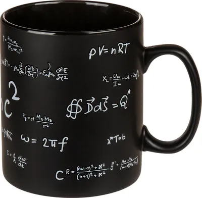 Produktbild von OOTB Schwarzer Becher Mathematic ca. 13 x 11 cm