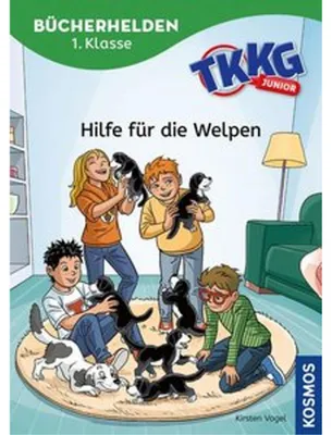 Produktbild von TKKG Junior, Bücherhelden 1. Klasse, Hilfe für die Welpen