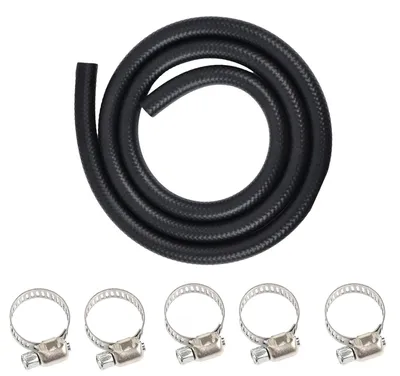 Productafbeelding van Benzineslang 1 Meter met 6mm binnendiameter en 5 slangklemmen