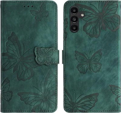 Produktbild von Samsung Galaxy A26 Hülle - Coverup Schmetterlinge Klapphülle - Grün