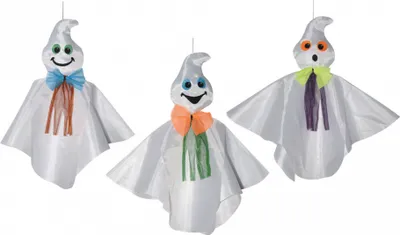 Produktbild von Niedlicher Geist als Halloween Hängefigur 43cm