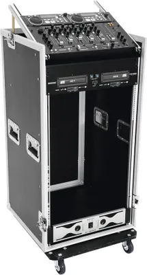 Produktbild von Roadinger Spezial-Kombi-Case Profi, 20HE Rollen (30110004)