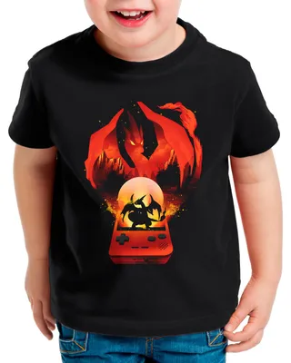 Produktbild von BaumwolleCloud Red Edition Kinder T-Shirt monster game online