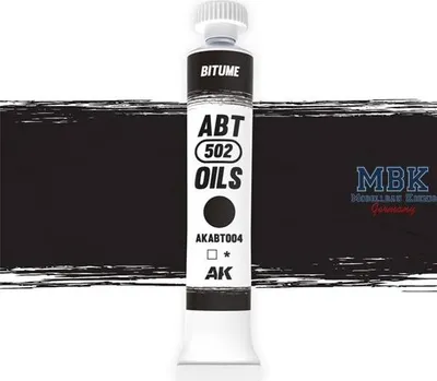 Zdjęcie produktu dla Dział 502 AKABT004 Farba olejna Bitume