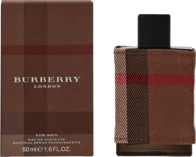 Produktbild von Burberry London Eau de Toilette, Männer, 50 ml, Bergamotte, Zimt, Lavendel, A sophisticated scent with top notes of bergamot, lavender and warm cinnamon, Leder, Mimose, Artfully balanced heart notes of mimosa flower and rich leather