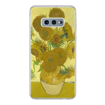 Produktbild von MuchoWow® Handyhülle Schutzhülle Hülle für Samsung Galaxy S10e Sonnenblumen - Vincent van Gogh Silikon Softcase Handy Hülle - Handy