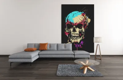 Produktbild von Leinwandbild Lebendige Vergänglichkeit 60x90 cm