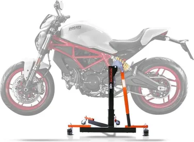 Immagine prodotto di Cavalletto centrale CS Power Evo per Ducati Monster 797 17-20 Arancione