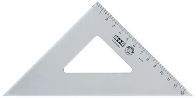 Productafbeelding van M+R 747200020 Winkelkozijn, rechts, 45°, 20 cm, rookkleur