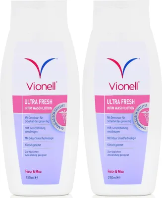 Produktbild von Vionell Ultra Fresh Intim Waschlotion Fresh & Mild 250ml (2er Pack)