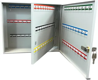 Produktbild von SK120 Schlüsselschrank mit Kassettenschloss, 120 Haken