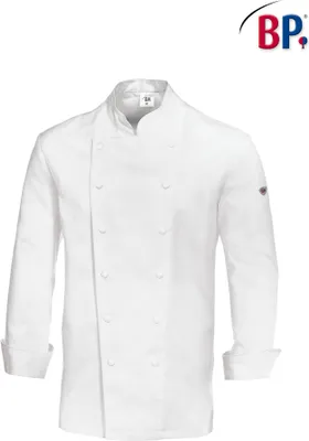 Produktbild von BP Herren Kochjacke 1516-130 Gr. M weiß