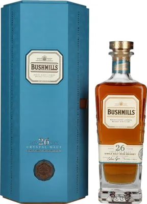 Produktbild von Bushmills 26 Years Old CRYSTAL MALT Single Malt Irish Whiskey 46% Vol. 0,7l in Geschenkbox