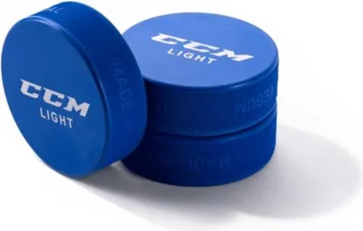 Produktbild von Eishockey Puck CCM leicht blau 3er Pack