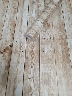 Produktbild von Tapeten Folie 3000-S selbstklebend Farbe helle Bretter Dekor 10 m x 45 cm Dekorfolie Möbelfolie Tapete 3067
