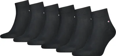 Productafbeelding van TOMMY HILFIGER heren sokken, 6-pack - Heren, enkelsokken, ECOM, zwart, maat 43-46