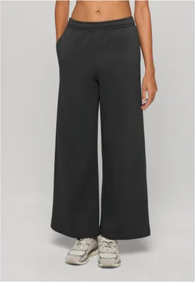 Immagine prodotto di Pantaloni da donna Urban Classics Ladies Fluffy Wideleg Trackpants, color antracite - 4XL
