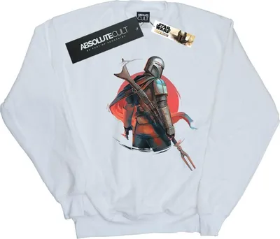 Produktbild von Star Wars - "The Mandalorian Blaster Rifles" Sweatshirt für Damen BI38654 (XL) (Weiß)