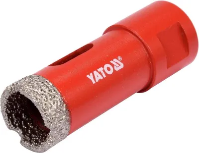 Produktbild von Yato YT-60444, Bohrer, Diamantbohrkrone, 2 cm, Stein, Granit, Keramik, Kohlenstoffstahl, Silber