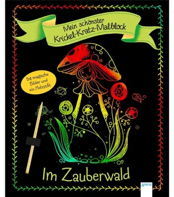 Obrázok produktu pre Mein schönster Krickel-Kratz-Malblock. Im Zauberwald